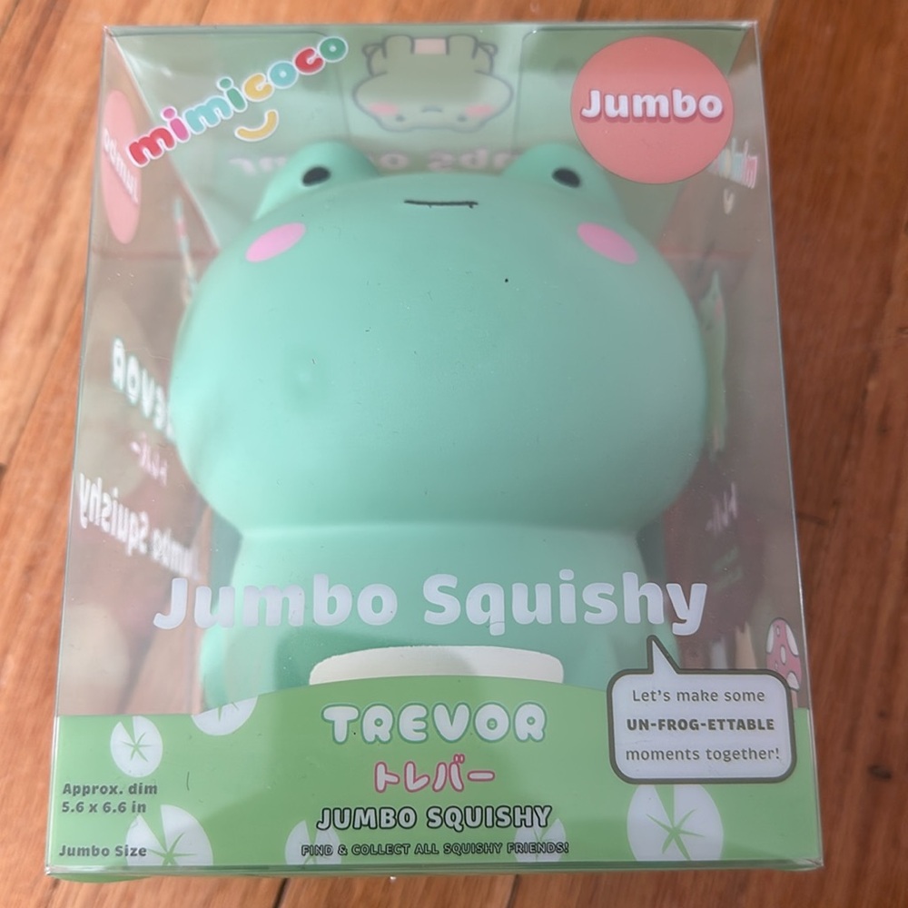 Mimicoco Jumbo Squishy Trevor the Frog NWT - Picture 5 of 5